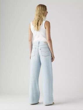 Levi's XL Baggy Straight Wide Leg Jeans 29W In Luxury Trip - Light Wash